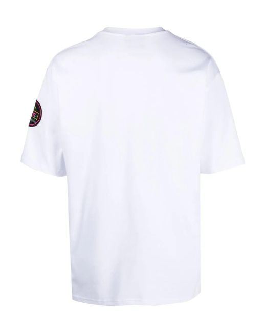 Mauna Kea White Logo-Print T-Shirt for men