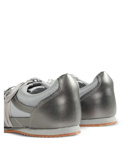 Vans White Lx Metallic-Effect Sneakers for men
