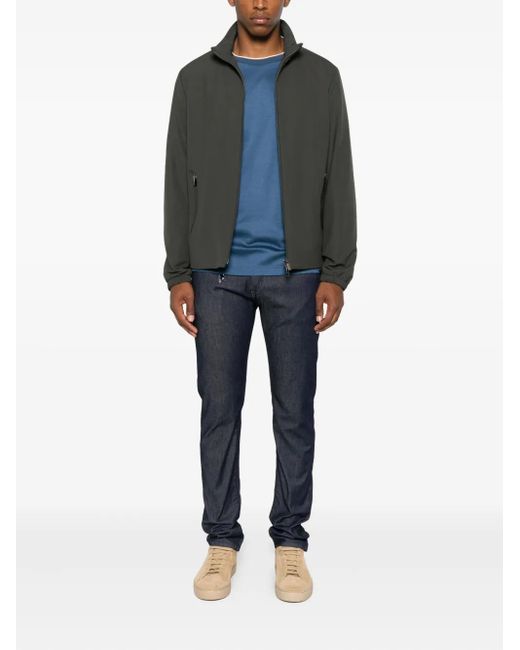 Paul & Shark Black Zip-Front Pocket Jacket for men