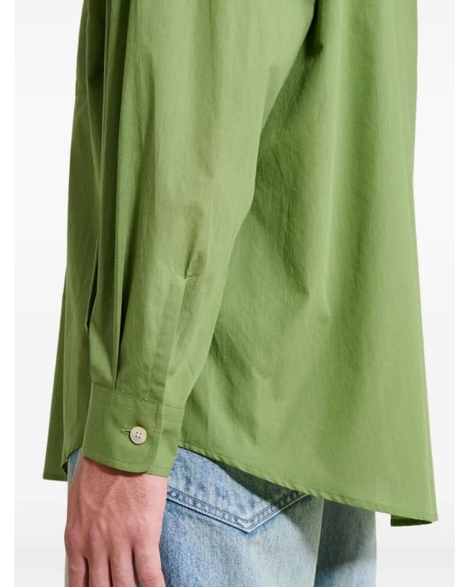 Camisa De Algodón Auralee de hombre de color Green