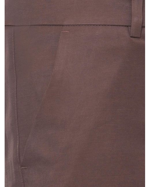 P.A.R.O.S.H. Brown P. A.R. O. H. Trousers Cuffed Cuffs "Raisa26"