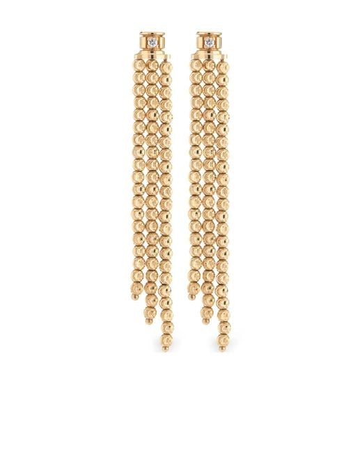 Officina Bernardi Metallic 18Kt Moon Diamond Earrings