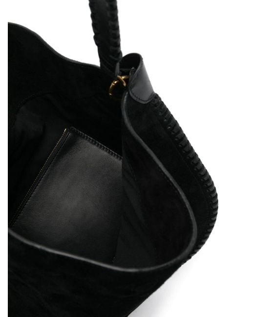 Isabel Marant Black Oskan Hobo Shoulder Bag