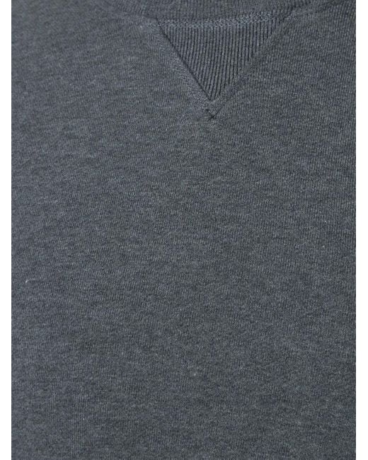 Thom Browne Gray Cotton Sweatshirt for men