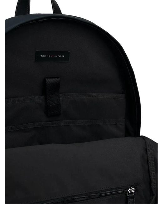 メンズ Tommy Hilfiger ロゴパッチ バックパック Black