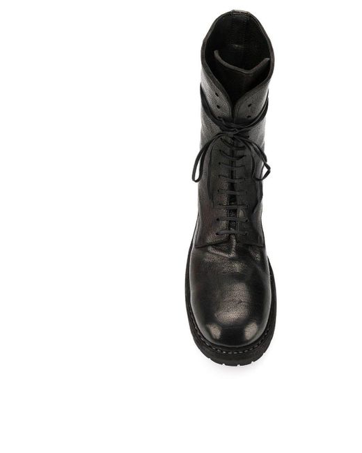 Guidi Leather Big Daddy Full Grain Boots in Black for Men