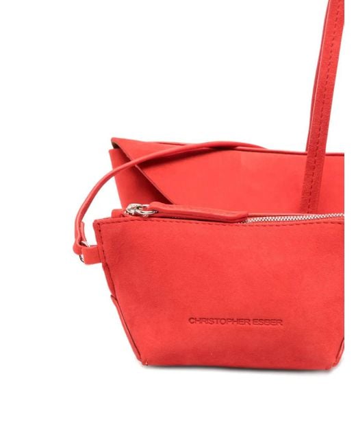 Christopher Esber Gondola ハンドバッグ ミニ Red
