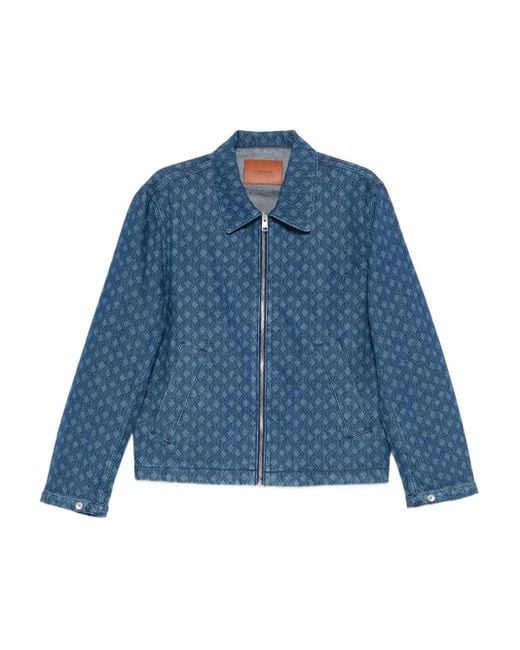 Chaqueta vaquera con cremallera Sandro de hombre de color Blue