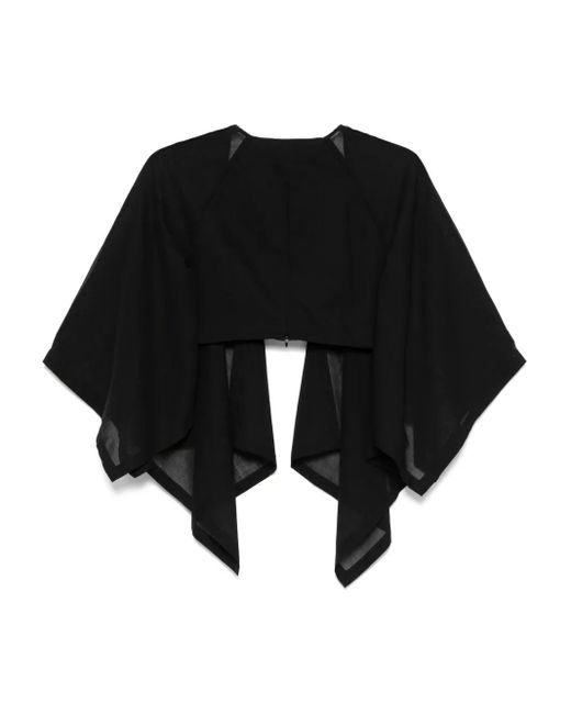 Philosophy Di Lorenzo Serafini Black Layered Crop Top