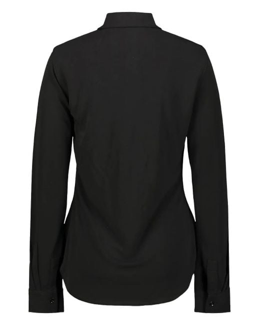Lemaire Black Button Shirt
