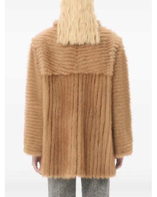 Valentino Garavani Natural Shearling Coat