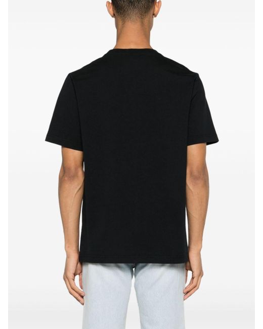 Maison Kitsuné T-shirt Met Logoprint in het Black voor heren