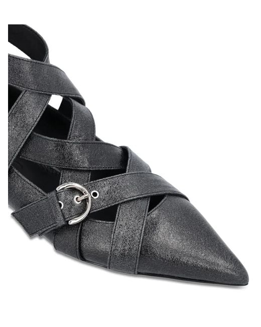 Pinko Black Flat Shoes