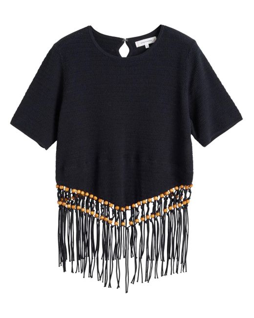 Blusa con cuentas de x Laura Whitmore Chinti & Parker de color Black