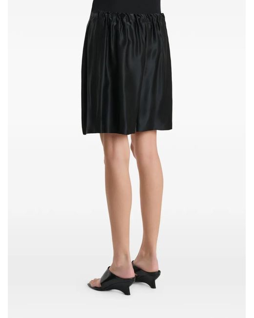 Khaite Black Rohe Short