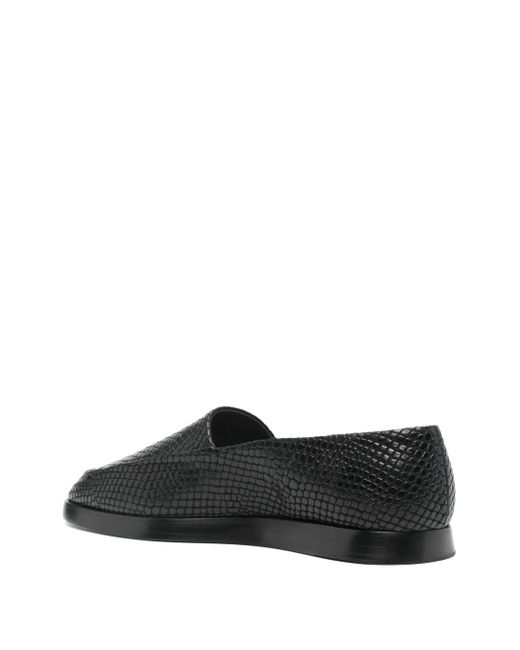 Fear Of God Black Embossed Loafers for men