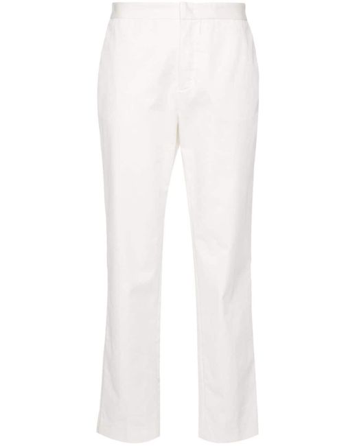 Pantalones rectos de talle alto Fabiana Filippi de color White