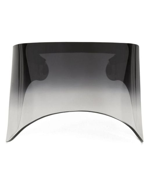 Emilio Pucci Black Gradient Shield-frame Sunglasses