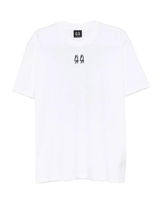 44 Label Group Classic T-Shirt mit Print in White für Herren