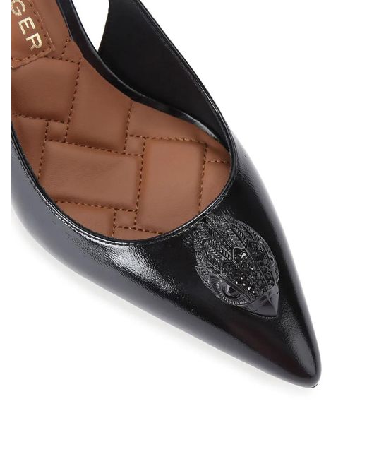 Kurt Geiger Black 85Mm Belgravia Mules