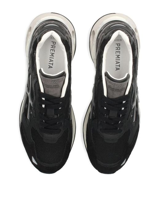 Premiata Black Sharkyd 429 Sneakers