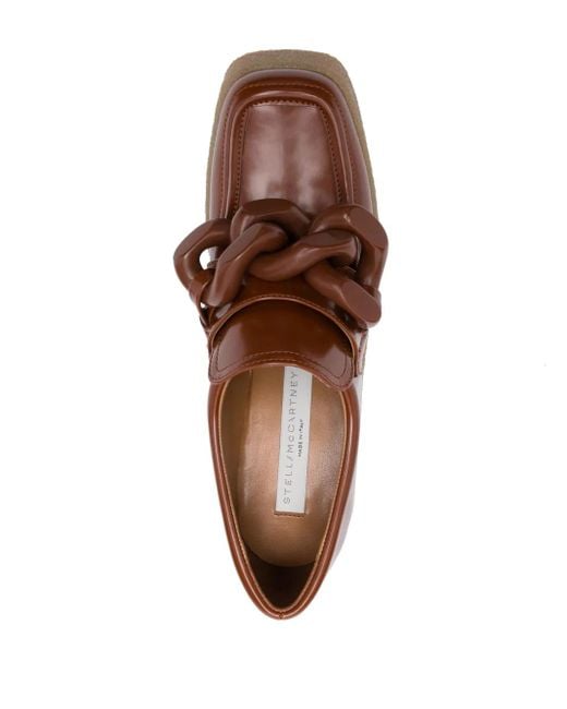 Stella McCartney Brown Skyla 110Mm Square-Toe Pumps
