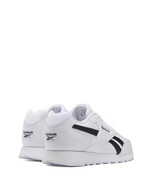 Reebok White Glide Stripe Sneakers for men