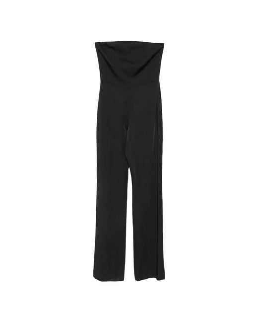 PT Torino Black Strapless Jumpsuit