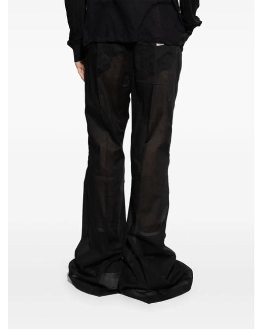 Rick Owens Black Straight-Leg Jeans for men
