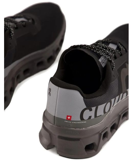 On Shoes Black Cloudmonster Lumos Sneakers for men