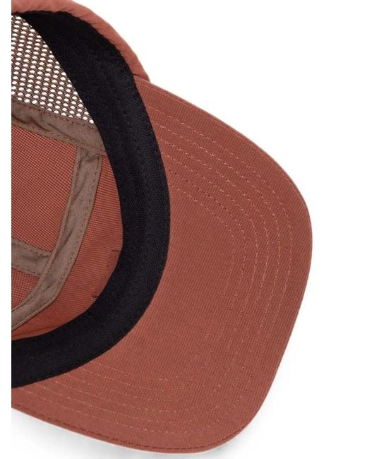 NANGA White Logo-Patch Mesh-Panel Cap