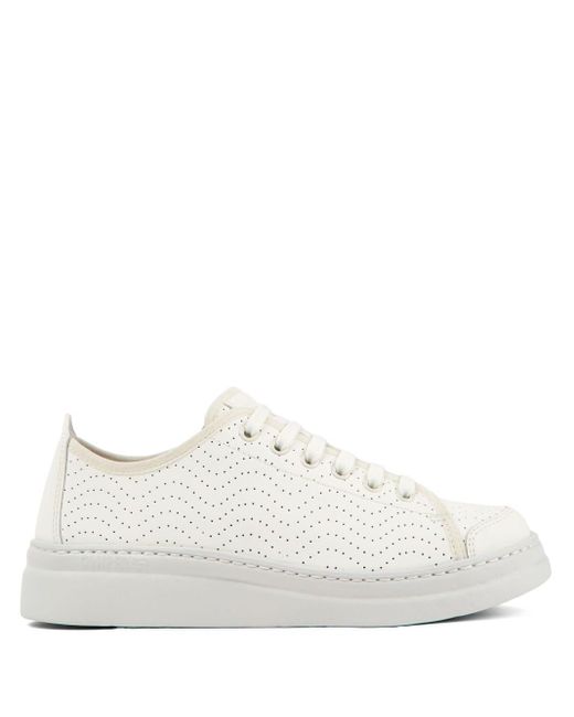 Camper White Runner Up Perforated Sneakers
