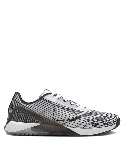 Reebok White Nano X1 Pursuit Lace-Up Sneakers for men