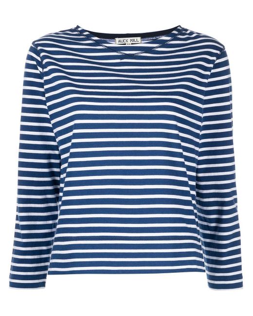 Alex Mill Cotton Beachside Striped T-shirt in Blue | Lyst