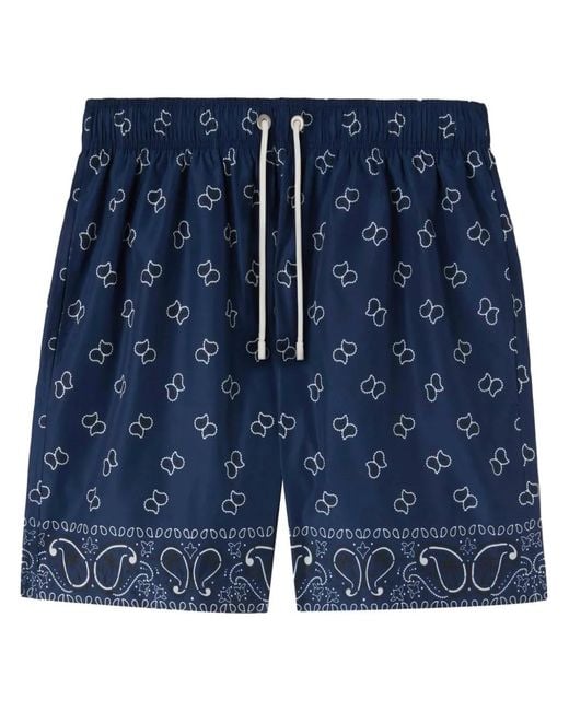 Palm Angels Blue Shorts for men