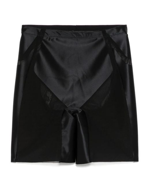 Spanx Black Shaping Sating Thigh Short