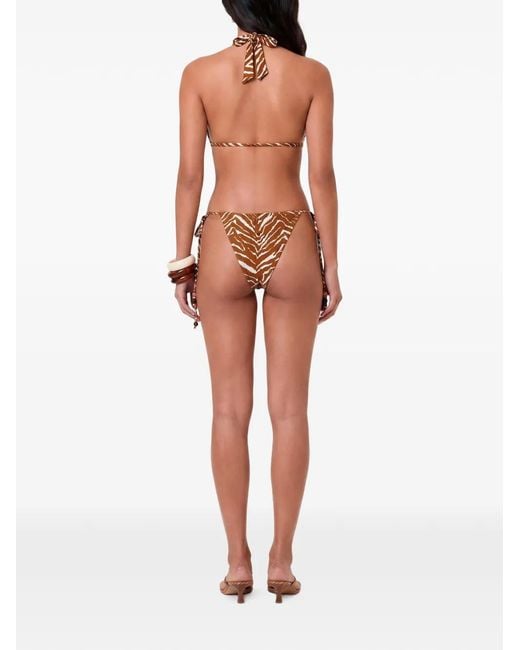 Nicholas Malta Bikinitop in het Metallic