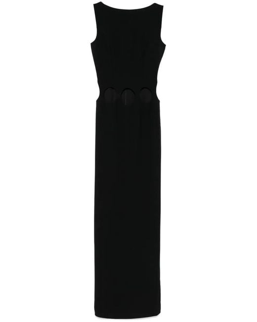 Monot Black Cut-Out Gown