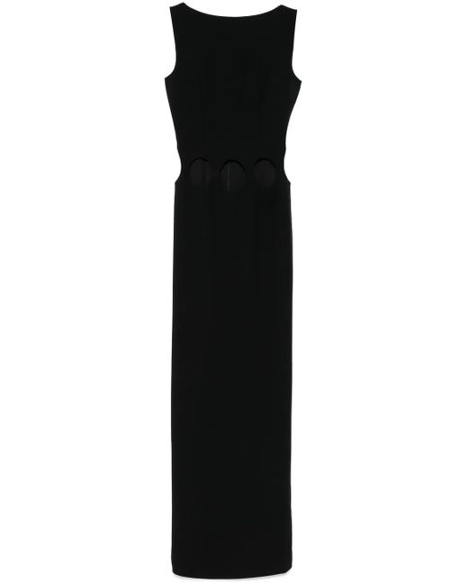 Monot Black Cut-Out Gown
