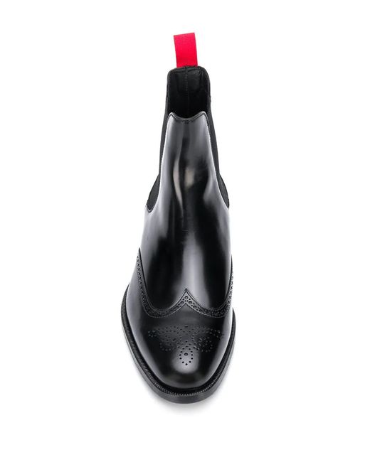 Scarosso Black Dario Chelsea Boots for men