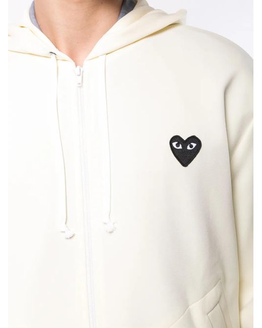 COMME DES GARÇONS PLAY Multicolor Heart Logo Hoodie for men