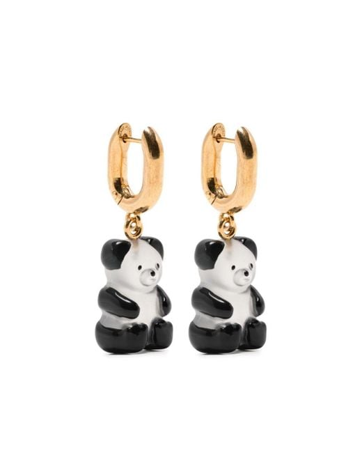 Balenciaga White Gummy Bear Hoop Earrings