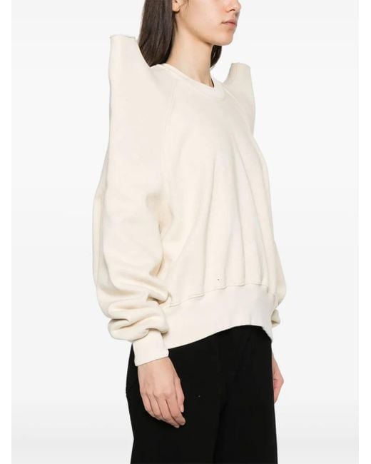 Rick Owens Natural Tecsweat Sweatshirt