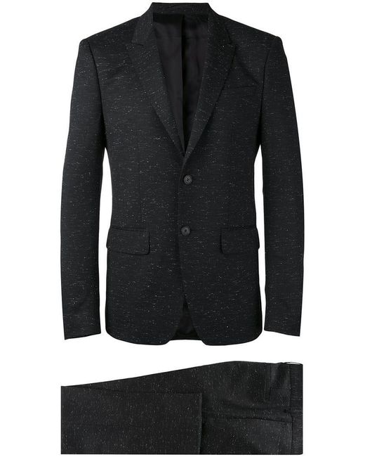 Givenchy Black Speckled Suit for men