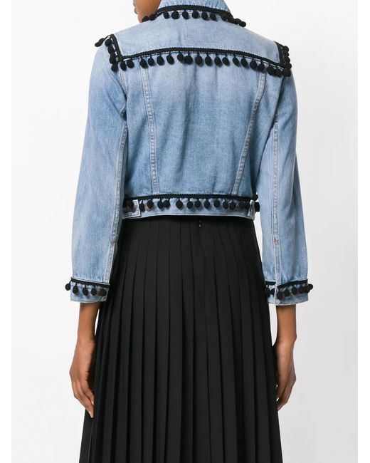 Marc Jacobs Pumpsom Jas in het Blue