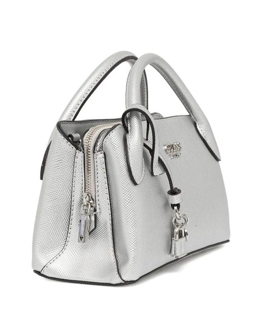 Guess Fedana Metallic-Finish Tote Bag