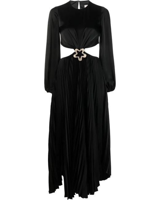 V:PM ATELIER Black Cut-Out Back Dress