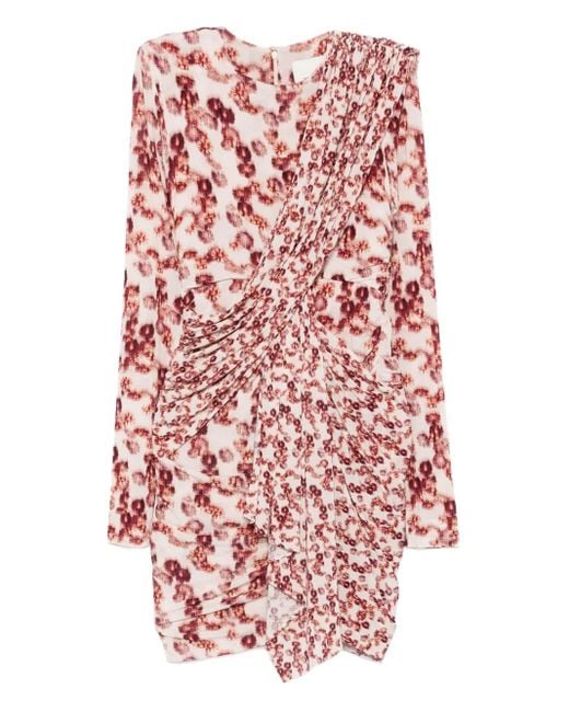Isabel Marant プリント ミニドレス Pink