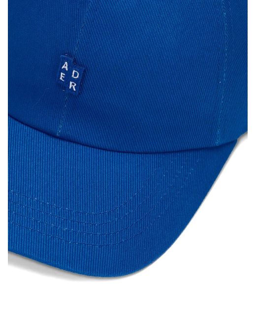 Adererror Blue Logo-Patch Hat