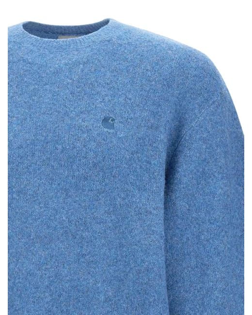 Carhartt Curtis Pullover Mit Logo-Stickerei in Blue für Herren